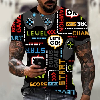 2021 vyriški Ir moteriški marškinėliai-O-kaklo 3D Spausdinimo Raidžių Grafiti Reklamos Vasaros Gatvės Atsitiktinis Naujas Mados