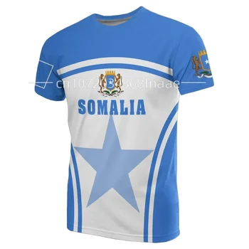 2023 Naują Atsitiktinis Palaidų Palaidinukė Afrikos Regione T-Shirt - Somalio Alternatyvių Vėliavos, Marškinėliai, Drabužių Viršūnes Vyrams ir Moterims