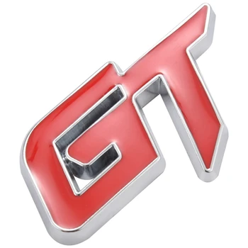 2X 3D Gt Logotipą, Automobilių Lipdukas Mados Automobilių Dekoro Lipduko 