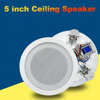 5 Colių Lubų Speaker 10W Garsiai Garsiakalbis Stereo Garso Visuomenės Adresas Fono Muzikos Garso(Slėgio Lygis)