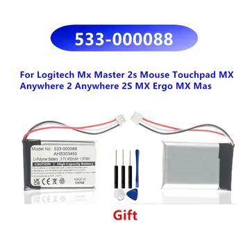 533-000088, AHB303450 Originalios Baterijos Logitech Mx Master 2s Pelės Touchpad MX bet Kur 2 Kur 2S MX Ergo MX Mas
