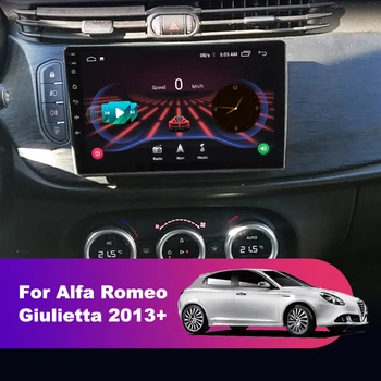 Android 11.0 Automobilio Stereo Radijo Alfa Romeo Giulietta 2013 M+ Multimedia Vaizdo Grotuvas, Navigacija, GPS, 2 Din 4G Wi-fi Garso DVD