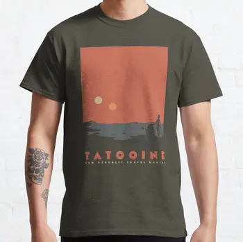 Apsilankykite Tatooine 2023 nauja Mada, T-marškinėliai, sporto, laisvalaikio Trumpas rankovėmis tee