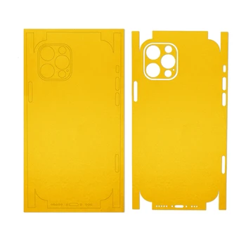 Aukso Spalvos Logotipu Išpjovą Anti-Scratch Odos Lipdukas Suderinamas su iPhone 7 8 Plus X Xs XR 11 12 13 14 Pro Max Mini SE2/3