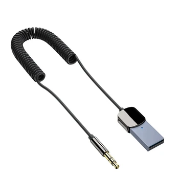 Bluetooth Aux Adapteris USB 3,5 Mm Audio Aux Adapteris Automobilinis 