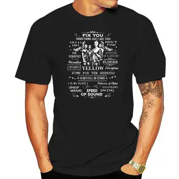 ColdplayS Dainų Pavadinimus Versija Tshirts