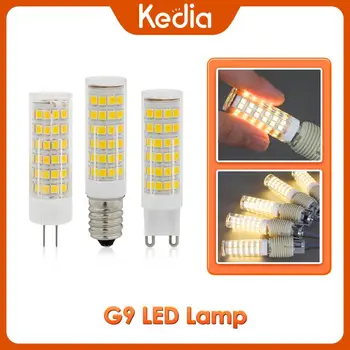 G9 LED Lempa 3W 5W 9W 7W 220V Dėmesio Keramikos Kukurūzų Lemputė Šiltai/šaltai Balta LED Lemputė Pakeisti Halogeninės Šviesos Energiją Taupančių Lempų