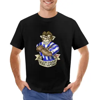 Hartlepool United Beždžionė Talismanas T-Shirt prakaito marškinėliai trumpomis rankovėmis negabaritinių marškinėliai vyrams