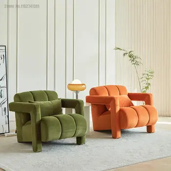 Kambarį Kėdė-Vietė Sofa Akcentas Kėdė Šviesos Prabangaus Gyvenimo Kambario, Miegamasis Dizaino Laisvalaikio Minimalistinės Kūrybos Tingus Sofa