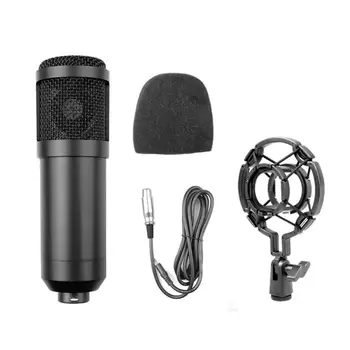 Kondensatoriaus Mikrofonai Kabinti Mikrofonai Studio KTV Karaoke, Radijo Braodcasting Dainavimo Įrašymo Kompiuterio Live Mikrofonas