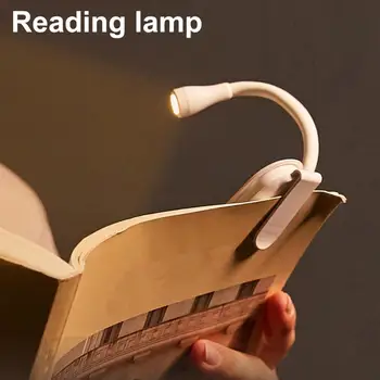 Mažas Skaitymo Šviesos Įkrovimo Įrašą Knygoje Šviesos Lanksti Žarna Tolygus Pritemdomi Led Lempa Studentams Kišeninė