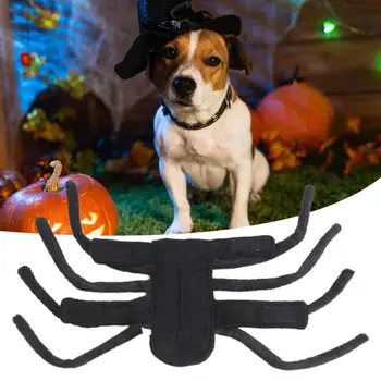 Minkštas Patogus Pet Kostiumas Spider-teminius Pet Kostiumas Helovinas Šventės Pet Helovinas Voras Kostiumas Katės Šalis