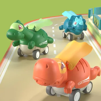 Montessori Juros periodo Dinozaurų Pasaulyje Automobilių Dinozaurai Vaiko Žaislai, Kūdikių Vaikiška Automobilio Berniukas 1 Metų Gimtadienio Dovanos Žaislas Vaikams