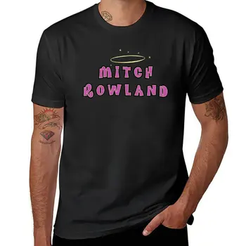 Naujas mitch rowland baudos linijos Marškinėliai juodos spalvos sportinius marškinėlius, greitas džiovinimas, marškiniai, greitai džiūstantys t-shirt Anime t-shirt juokinga t marškinėliai vyrams