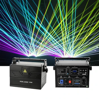 NF-903A 3W Šokių Renginys, Diskoteka, DJ Šalies Full RGB Lazerių Šviesos Grindų 3D Šokio Patalpų Šviesos