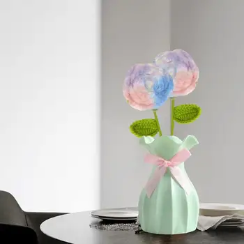 Patvarus Gėlių Vaza atsparus Įbrėžimams Vaza Stilingas Grūdintas Vazos šiuolaikiniam Darbalaukio Dekoro Imituojant Džiovintų Gėlių