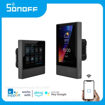 SONOFF NSPanel WiFi Smart Scenos Sienos Jungiklis, ES ir JAV Termostatas, Temperatūros Ekranas All-in-One Kontrolės Dirbti su 