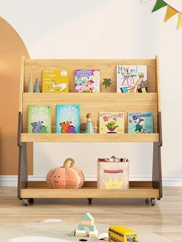 Xl Laikymo Vaikiška ir Kūdikių Paveikslėlių Knygą Floor Multi-Layer Laikymo Spintos Paprastas Stovo
