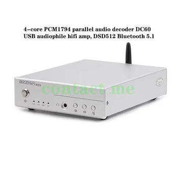 4 PCM1794 lygiagrečiai garso dekoderis DC60, USB šeimyna hifi ausinių stiprintuvas, 