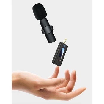 K35 Mini Lavalier Atvartas Mikrofonas Live Transliacijos Mic Fotoaparato Garsiakalbio Išmanusis telefonas, 3,5 mm Įrašymo Mic 