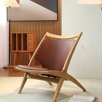 Kėdės Kambarį Šiaurės Vieną Laisvalaikio Kėdė Gyvenamasis Kambarys Balkonas Namuose Atlošas Recliner Dizaineris Paprasta Šiuolaikinės Sofos