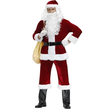 Suaugusiųjų Pasakoje Kalėdų Kostiumų Santa Claus Cosplay Uniformas Helovinas Festivalis Veiklos Etape Kostiumai Vyrams